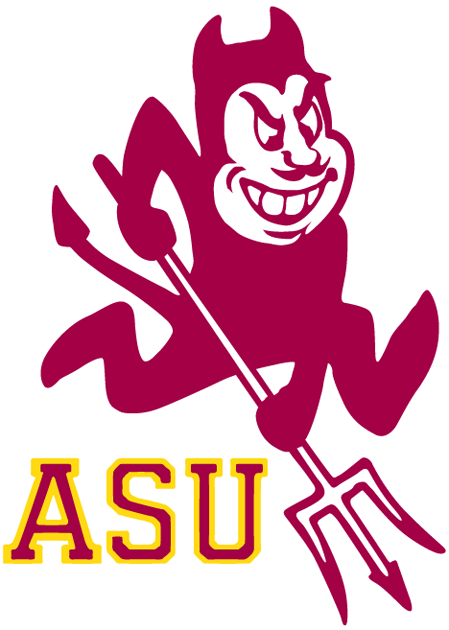 Arizona State Sun Devils 1980-2010 Alternate Logo vinyl decal